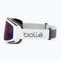 Gogle narciarskie Bollé Bedrock Plus white matte/bronze blue 4