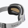 Gogle narciarskie Bollé Bedrock Plus white matte/bronze blue 2