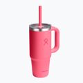 Bögre Hydro Flask Travel Tumbler Clear Lid 710 ml popstar pink 2