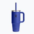 Bögre Hydro Flask Travel Tumbler Clear Lid 710 ml capri blue