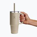 Bögre Hydro Flask Travel Tumbler Clear Lid 710 ml oat 5