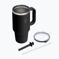 Termoszbögre Hydro Flask Travel Tumbler Clear Lid black 4