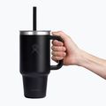 Termoszbögre Hydro Flask Travel Tumbler Clear Lid black 5