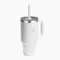 Termoszbögre Hydro Flask Travel Tumbler Clear Lid white 2