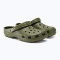 Férfi Crocs Classic hadsereg zöld flip-flopok 5