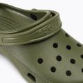 Férfi Crocs Classic hadsereg zöld flip-flopok 8