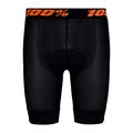 Férfi kerékpáros boxeralsó béléssel 100% Crux Liner fekete STO-49901-001-30