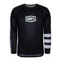 Férfi kerékpáros mez 100% R-Core Jersey LS fekete STO-41104-011-11