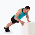 Férfi Joma Record II Tank Top türkiz/fekete futópóló 8