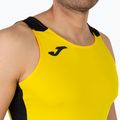 Férfi Joma Record II futó tank top sárga/fekete 5