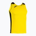 Férfi Joma Record II futó tank top sárga/fekete 8