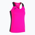 Női Joma Record II Tank Top fluor rózsaszín/fekete futópóló 6