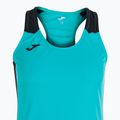 Női Joma Record II Tank Top türkiz/fekete futópóló 5