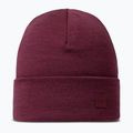 Téli sapka BUFF Heavyweight Merino Wool egyszínű tibeti vörös