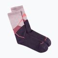 BUFF Merino Lightweight Crew LWC1 rózsaszín zokni 2