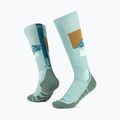 Zokni BUFF Merino Heavyweight Over The Calf sea green