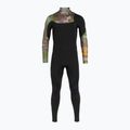 Férfi Hurley Plus nyomtatott 3/2 mm-es Fullsuit közepes barna úszószivacs 2
