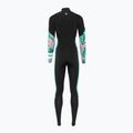Női Hurley Plus nyomtatott 3/2 mm-es Fullsuit java trópusi búvárruha 2