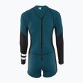 Hurley Advant Shorty Texture 2/2 mm-es női búvárruha fekete/skyblue női búvárruha 2