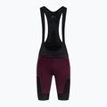Férfi kerékpáros nadrág HIRU Advanced Cargo Bibshort garnet