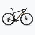 Gravel bike Orbea Terra M31e Team 1X 2025 cosmic carbon view/metallic olive zöld
