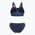Női kétrészes fürdőruha Orca Core Bikini mélykék nyomtatással 2