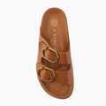 Genuins Galia Leather Dress camel női flip-flopok 5