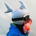 COOLCASC Shark sisakvédő kék 17 8