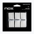 Padelütő markolatszalag NOX Pro Perforated Overgrip 3 pcs. white