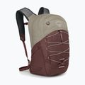 Városi hátizsák Osprey Quasar 26 l sawdust tan/raisin red 2