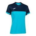 Joma Montreal SS fluor türkiz/tengerészkék póló 6