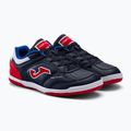 Gyermek futballcipő Joma Top Flex IN navy/piros 3