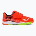 Joma Super Copa IN korall/zöld fluor gyermek focicipő 2