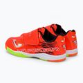 Joma Super Copa IN korall/zöld fluor gyermek focicipő 3