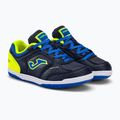 Gyermek futballcipő Joma Top Flex IN navy/sárga 4
