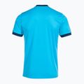 Férfi teniszpóló Joma Court fluor türkiz/tengerészkék 2