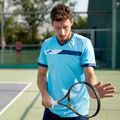 Férfi teniszpóló Joma Court fluor türkiz/tengerészkék 4