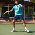 Férfi teniszpóló Joma Court fluor türkiz/tengerészkék 5