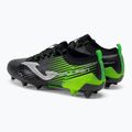Joma Propulsion Cup FG fekete/zöld fluor férfi futballcipő 3