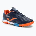 Gyermek focicipő Joma Toledo Jr TF navy/narancs színű