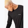 Férfi NNormal Merino futó hosszú ujjú fekete 4