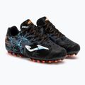 Gyermek focicipő Joma Super Copa Jr AG black/turquoise 4