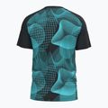Joma Challenge férfi teniszpóló fekete/türkizkék 2