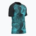 Joma Challenge férfi teniszpóló fekete/türkizkék 3