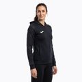 Női Joma Elite XI Hoodie fekete/antracit futó melegítőfelső 4