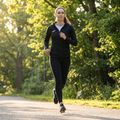 Női Joma Elite XI Hoodie fekete/antracit futó melegítőfelső 11