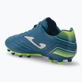 Joma Aguila FG férfi futballcipő petróleum/sárga 3