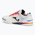 Férfi futballcipő Joma Top Flex IN white/red 3