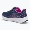 Joma Super Cross gyermek futócipő navy/ fukszia színben 3