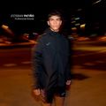 Férfi Joma R-Night esőkabát futó kabát fekete 9